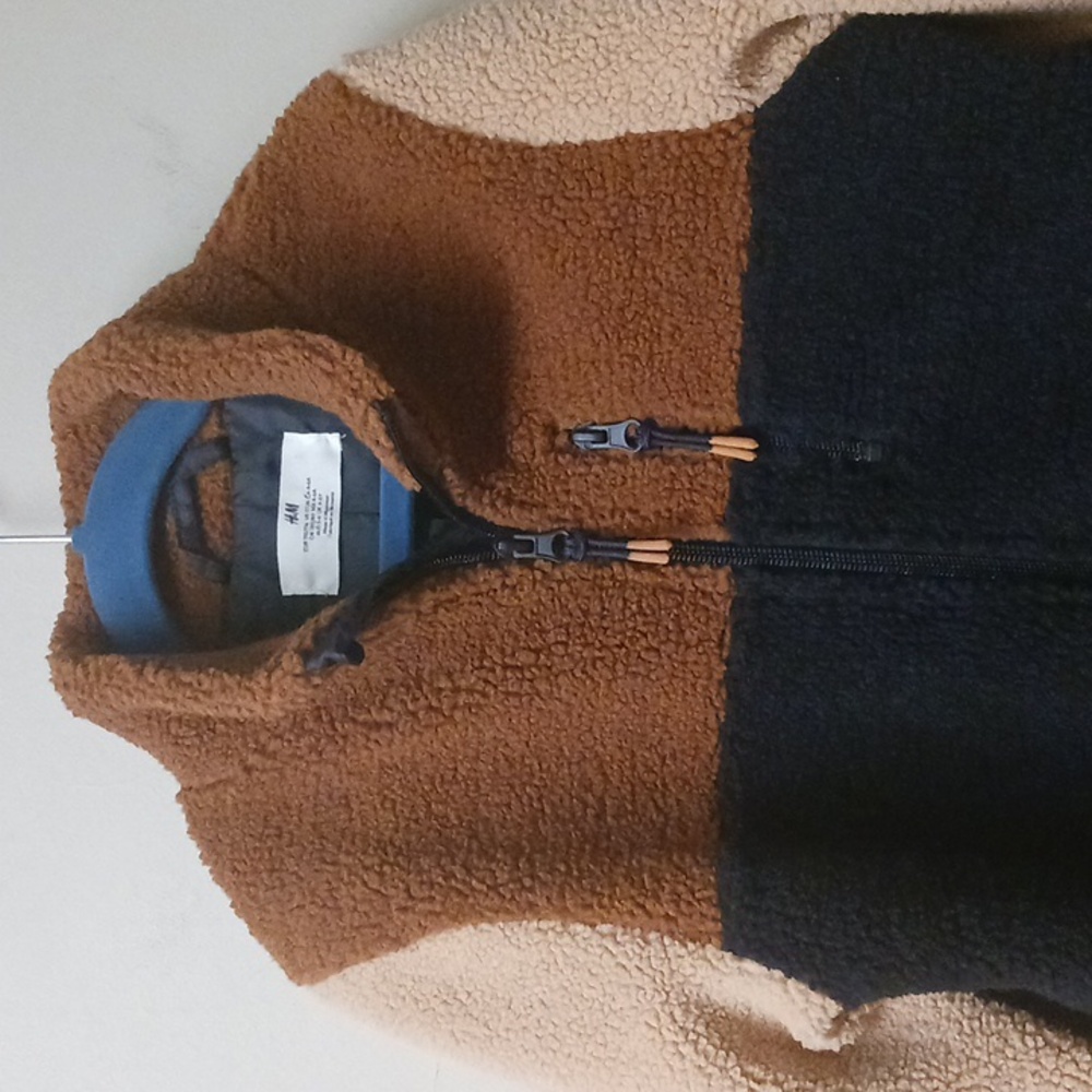 H&M Fleece Full Zip Boy's Jacket Size 6 - Picture 2 of 13